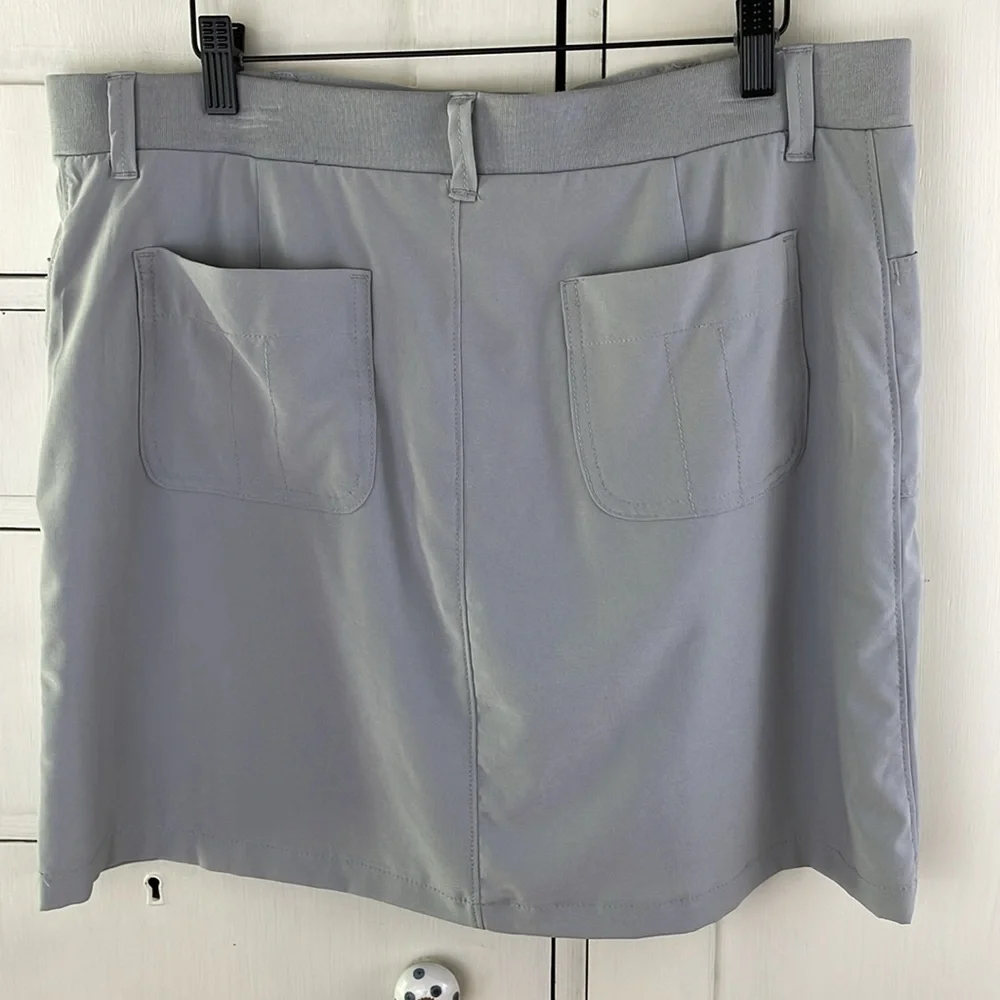 Lee Riders Light Gray Skort 14